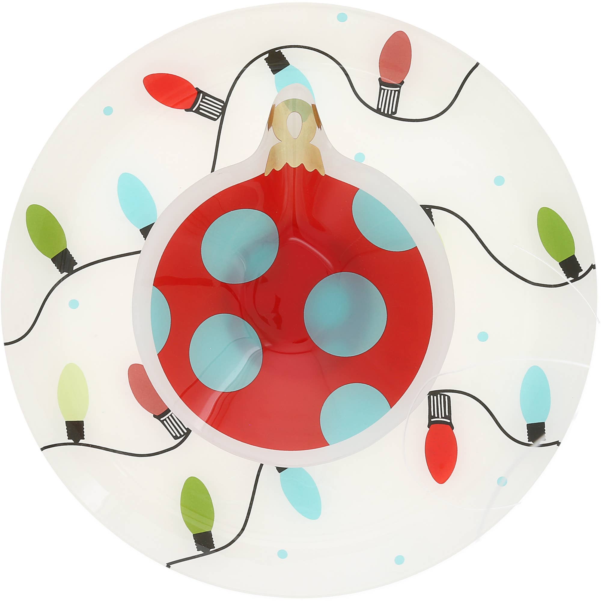 Pavilion - Wholesale Schotel - Holiday - Glazen schaal van 11,5 cm met kom0