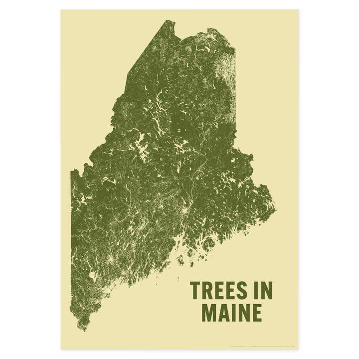 Trees in Maine for wholesale by Scott Reinhard Maps