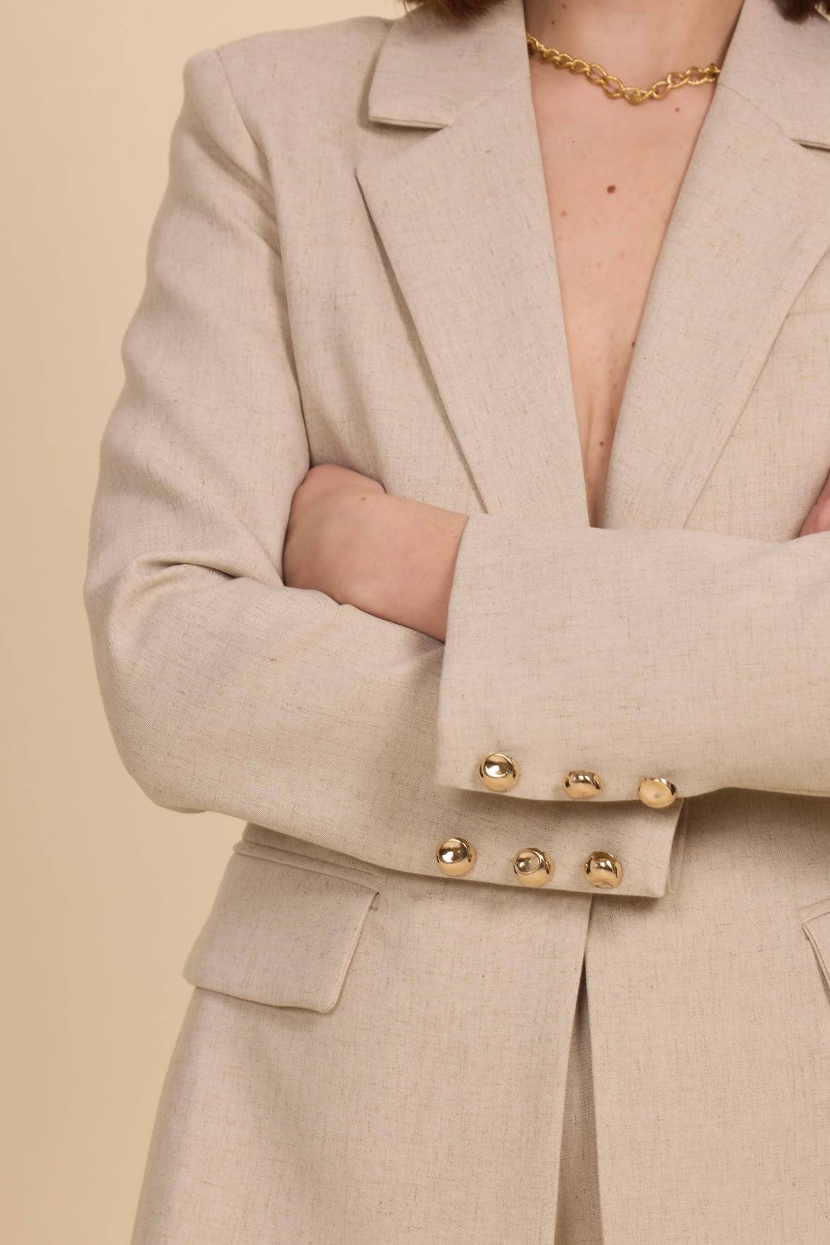 Frime – Großhandel Blazer – Damen – Strukturierter Blazer - 31229