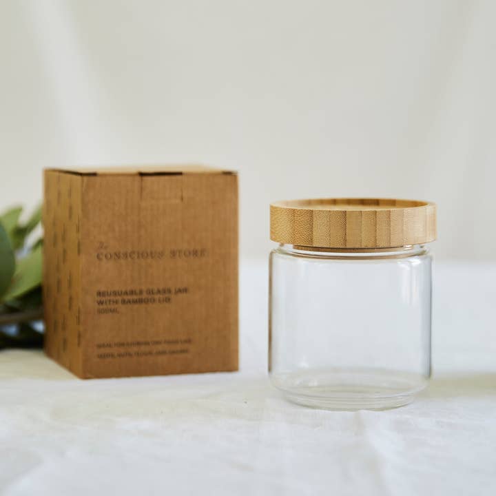 The Conscious Store - Wholesale Jar - Glass Jar with Bamboo Lid7