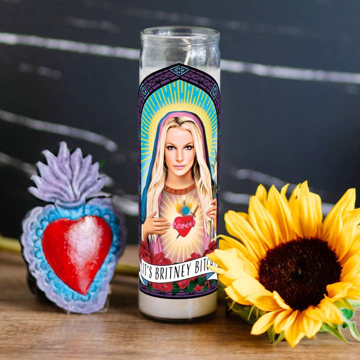 The Eternal Flame - Wholesale Votive Candle - Saint Britney Spears