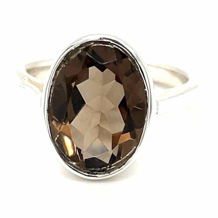 Ovale - Smoky Quartz Ring for wholesale by Desiderate