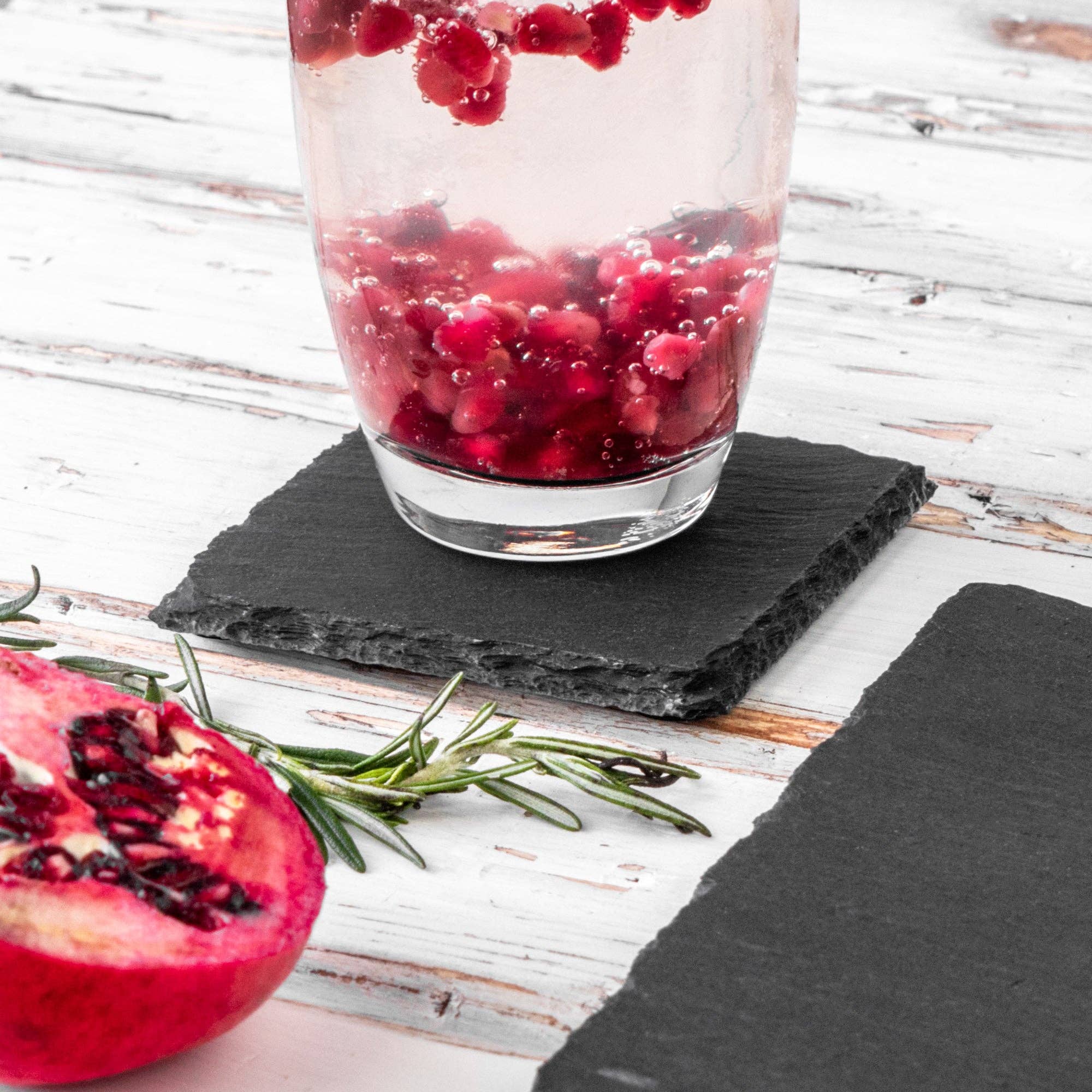 Rinkit Ltd – wholesale Coasters – Argon Tableware Square Natural Slate Drinks Coaster1