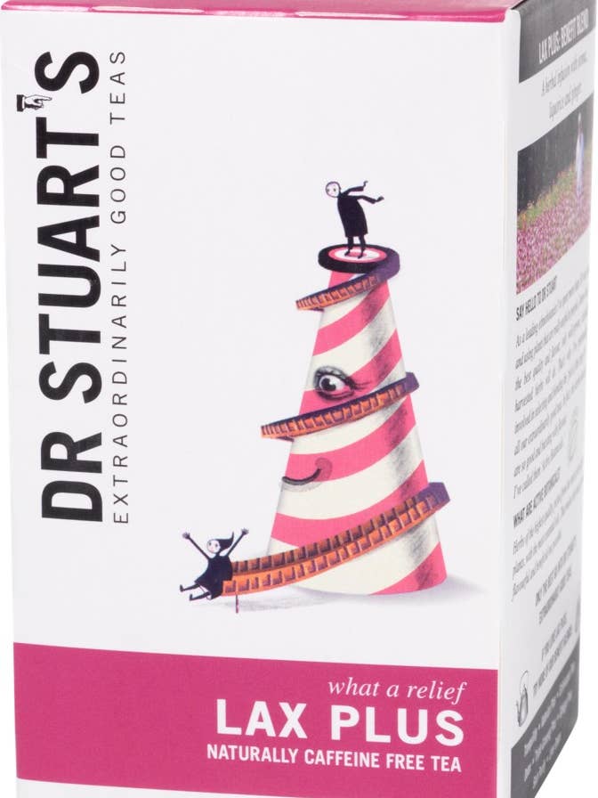 Caffeine Free Lax Plus Tea 15ct for wholesale by Dr Stuart's Teas