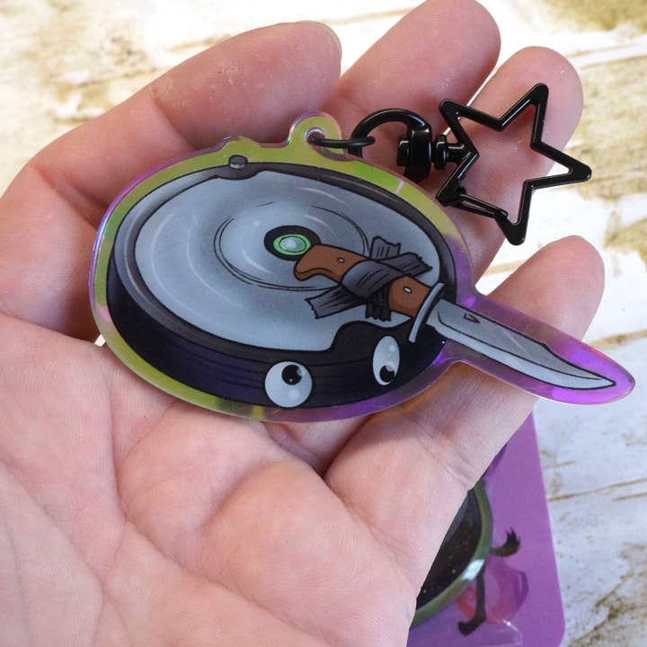 Goblin Grimm Gifts – wholesale Keychain – Unisex – Battle Roomba Keychain 1