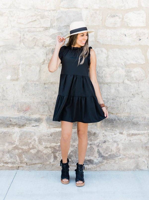 Hipster Row - Wholesale Dress - Women's - Mattie Ruffled Babydoll Dress2