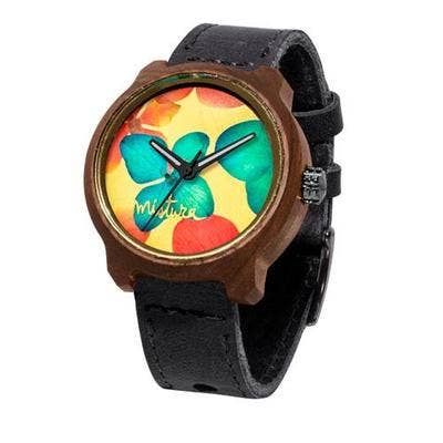 Montre Marco XL Noir Pui Hawaii Flowers U pour la vente par Mistura Timepieces