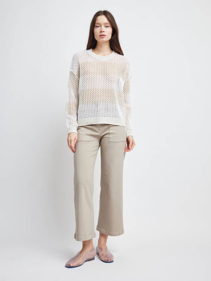 Jersey de red Alanna L/S para venta al por mayor de Self Contrast