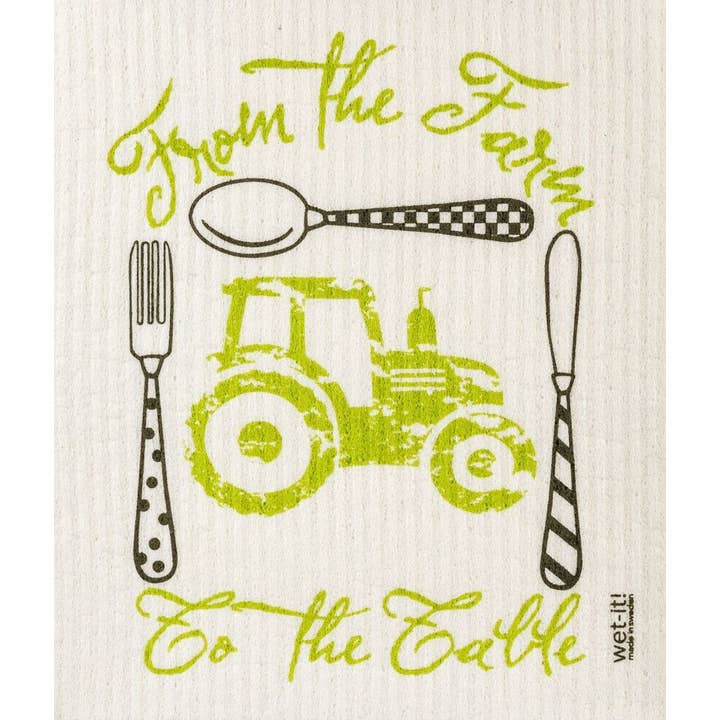 Farm to Table Swedish Cloth for wholesale by Wet-it!