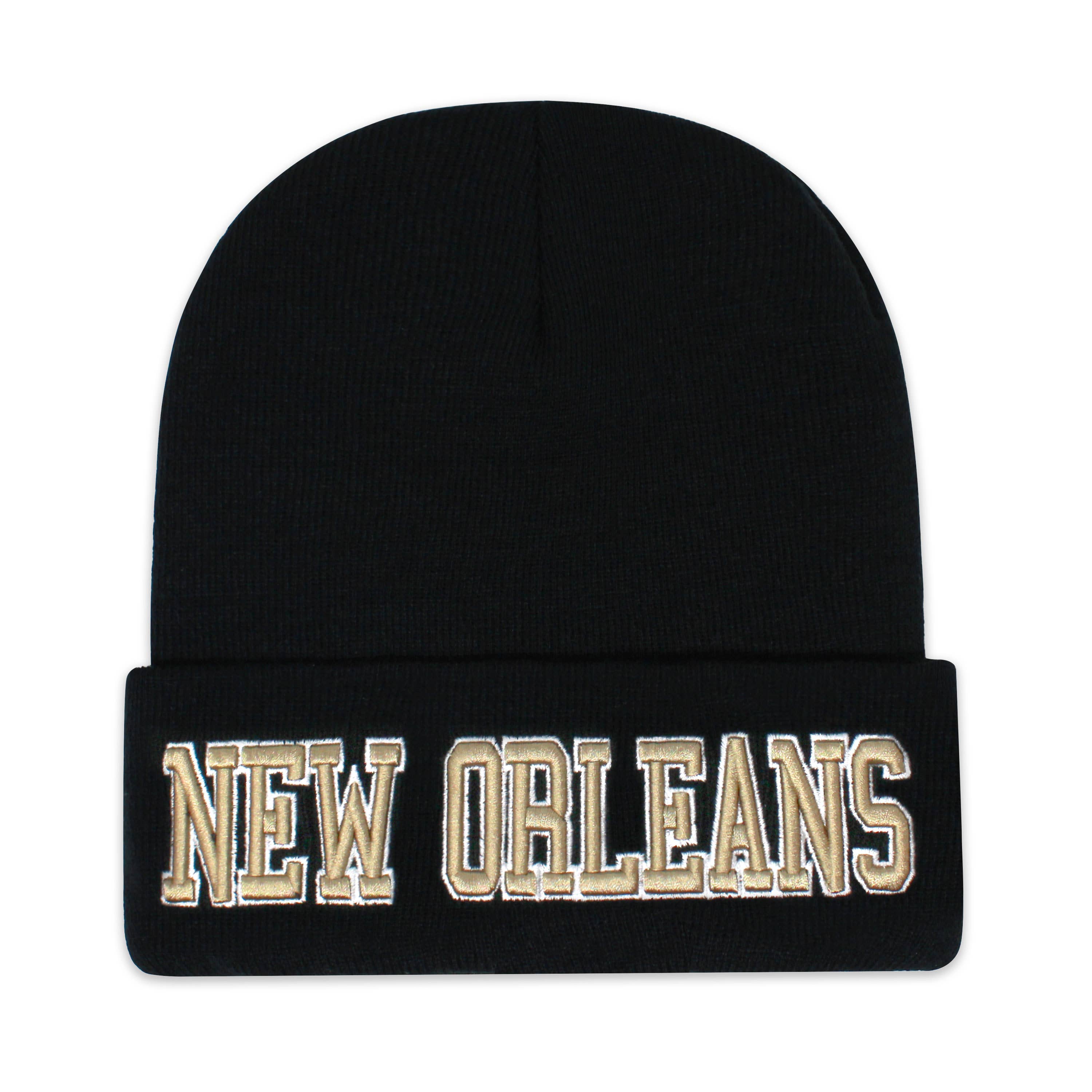 ChoKoLids - Vente Bonnet – unisexe - Bonnets noirs en tricot brodé 3D Football Sports Team City34