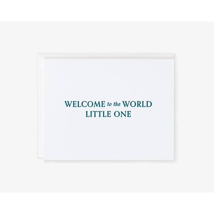 Bem-vindo ao World Little One Baby Card por atacado de Kindly,