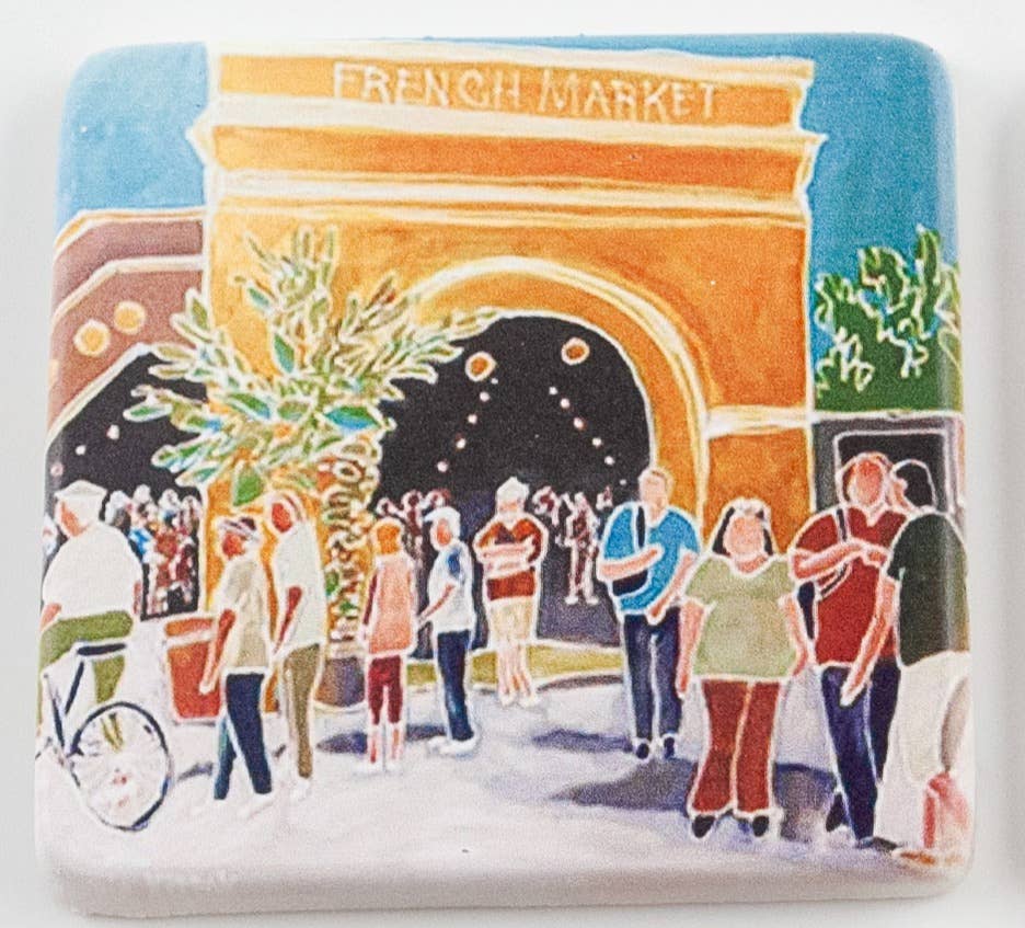 THE PARISH LINE - Wholesale Coasters - Coaster Set - New Orleans by Connie K.1