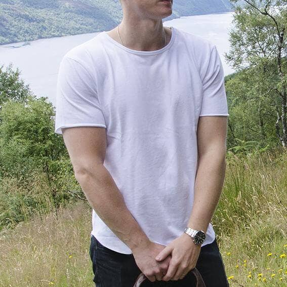 Camiseta blanca para venta al por mayor de FIDIR