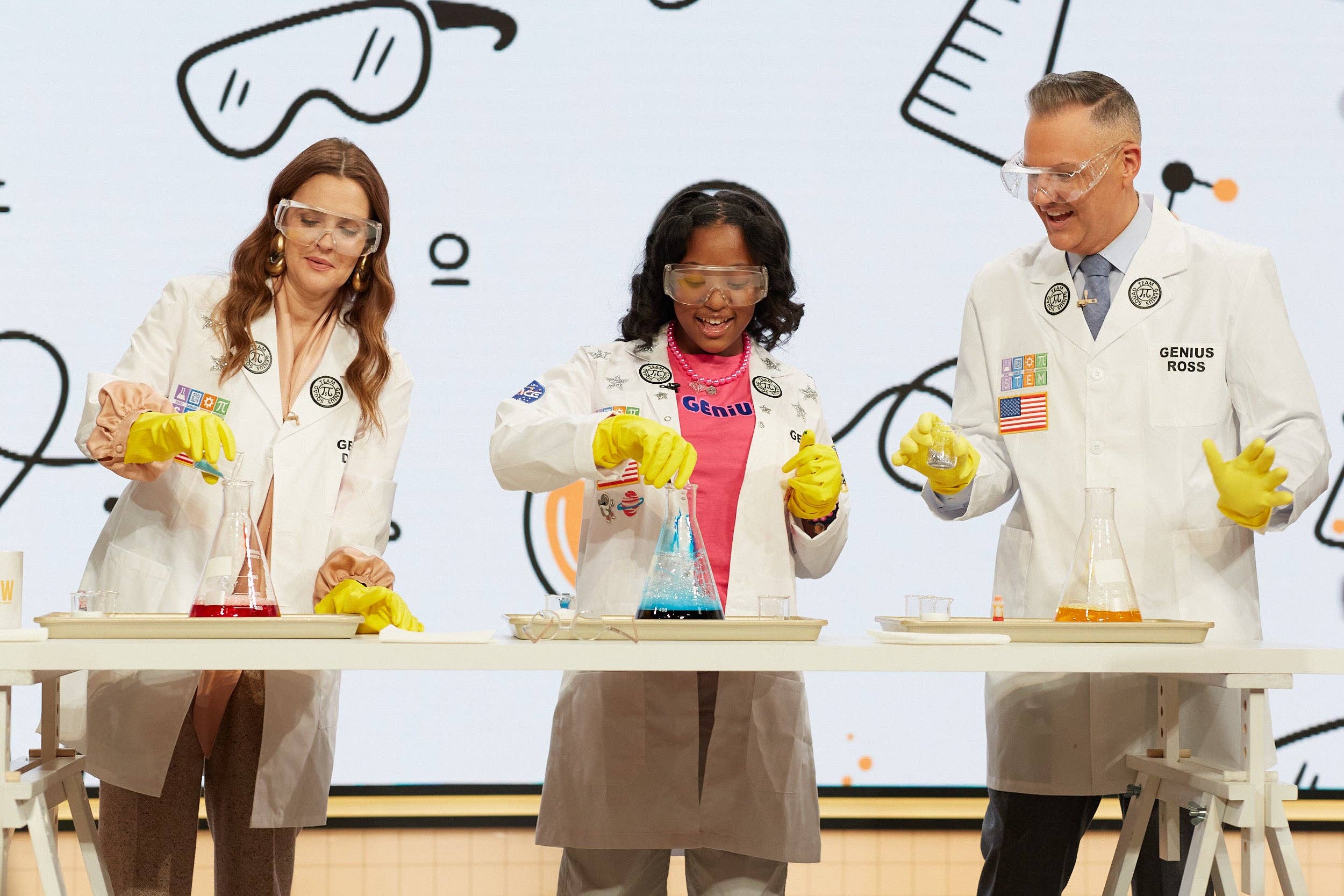 White Adult STEM Lab Coat with Safety Glasses - Protective and Professional for wholesale on Faire4