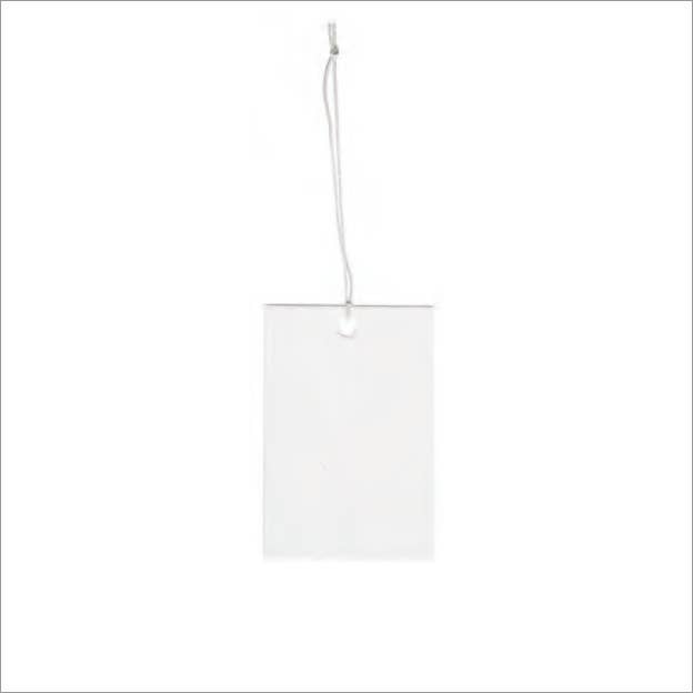 Label - white -40 X 60 mm - 48 pieces for wholesale by Mini Art Products