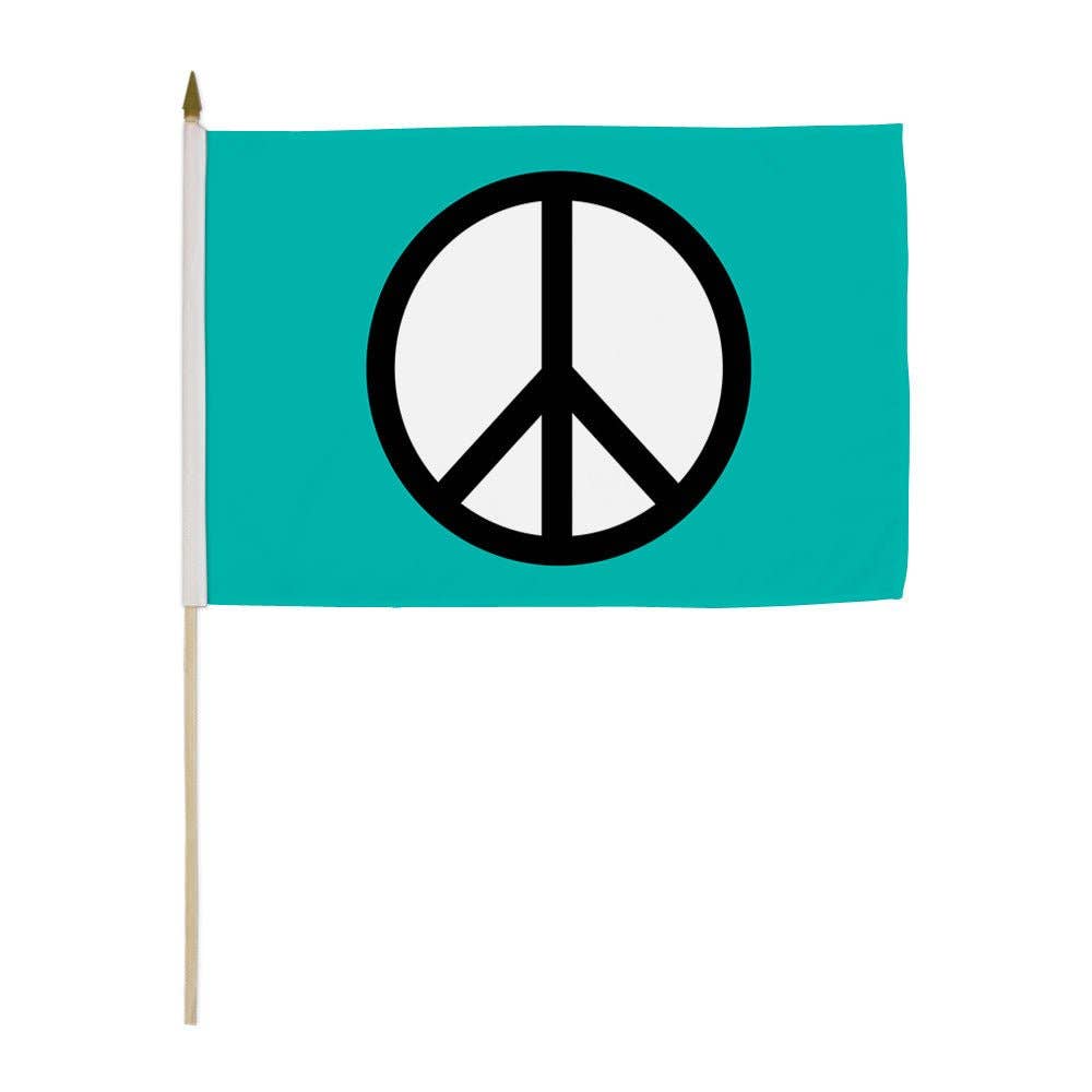 Dozili Bandiera Pace Fiore Simbolo Casa Decorazione Bandiera Da