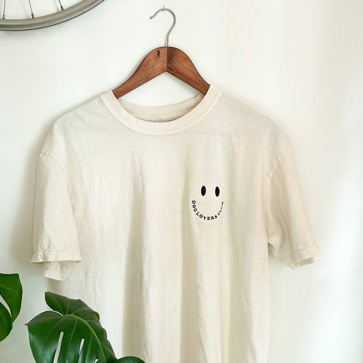 Camiseta Bordada Dog Lovers Club por atacado de Luca and B