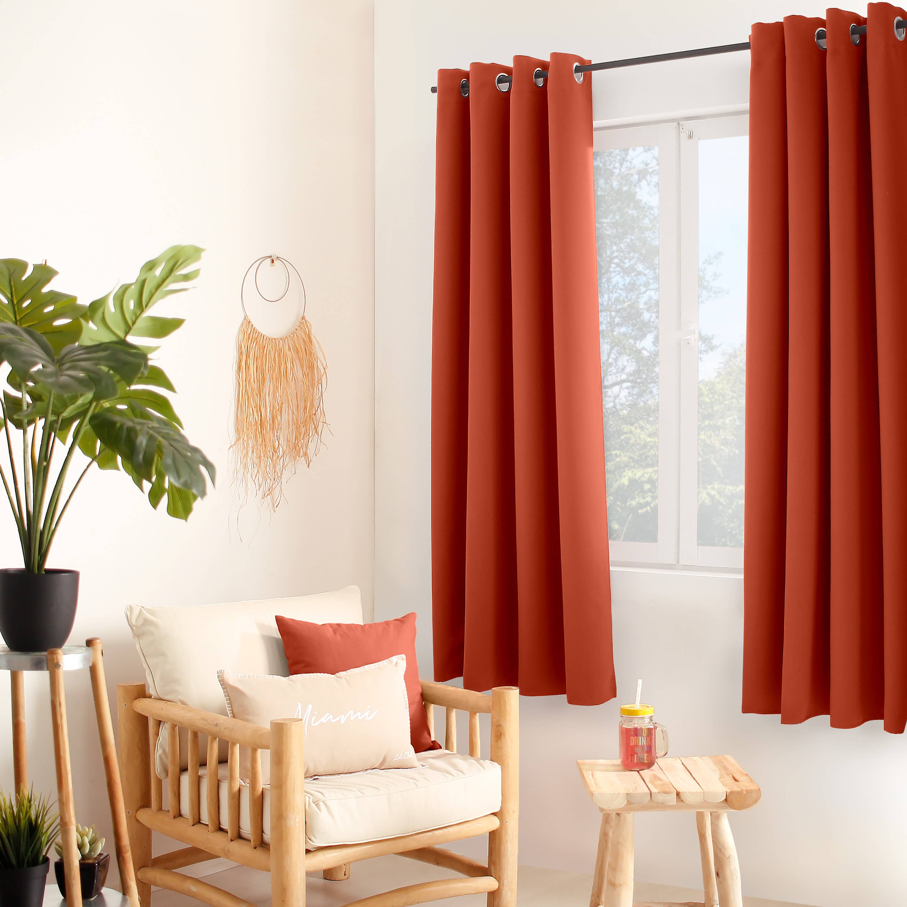 DECOSTARS - CmaDECO - Wholesale Curtain - Blackout Curtain with Grommets, 140x180cm, Licorice Collection11