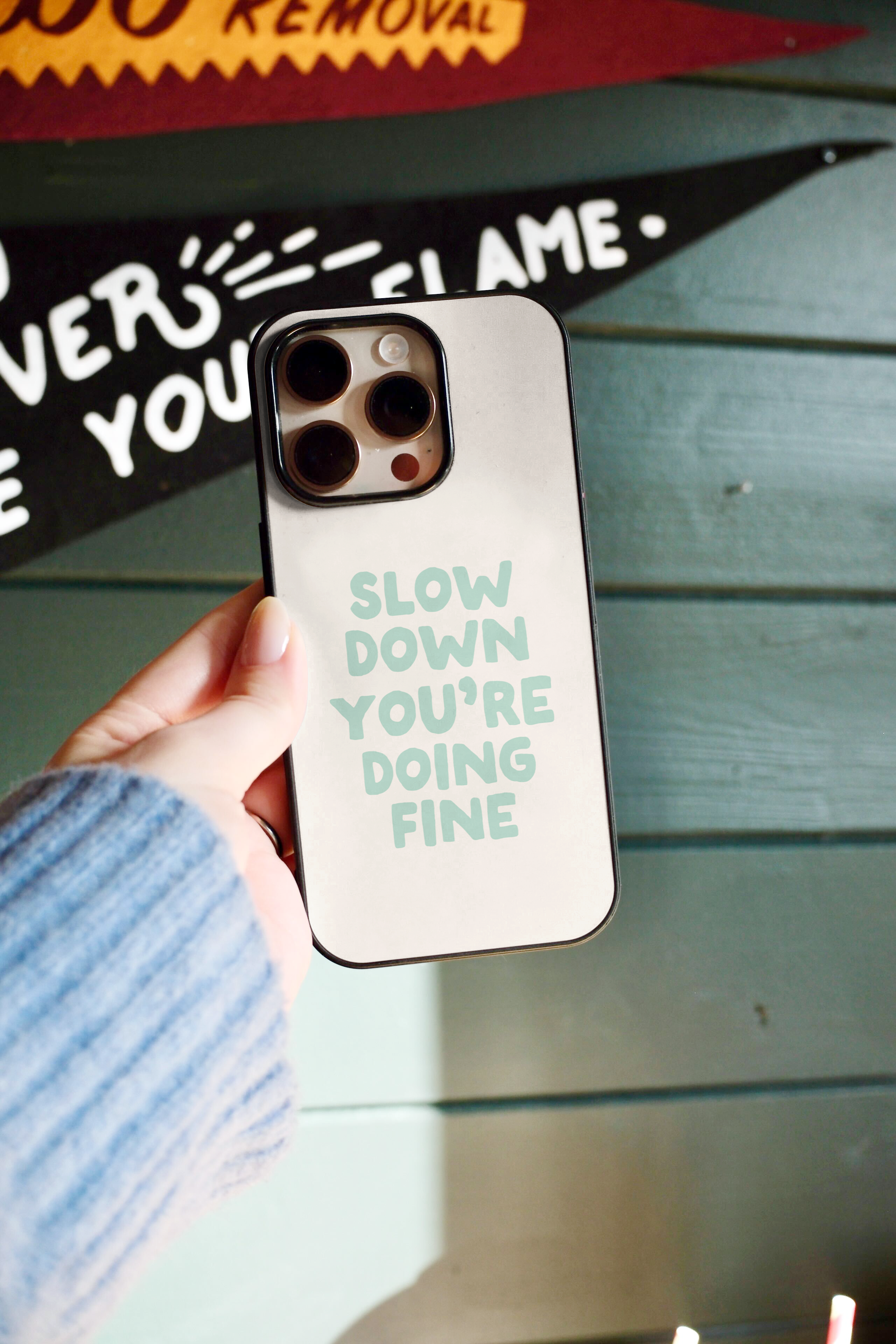Wisdom and Wonder Designs – wholesale Phone case – Women’s – Slow Down You're Doing Fine | Phone Case2