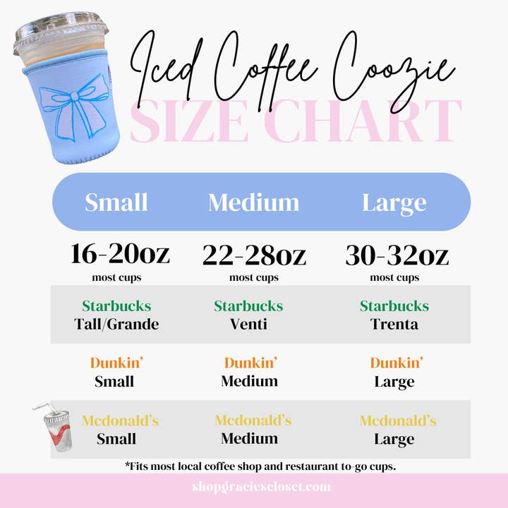 Gracie's Closet - Wholesale Drink Huggers & Koozies - 'All I need is iced coffee & Jesus' Iced Coffee Coozie