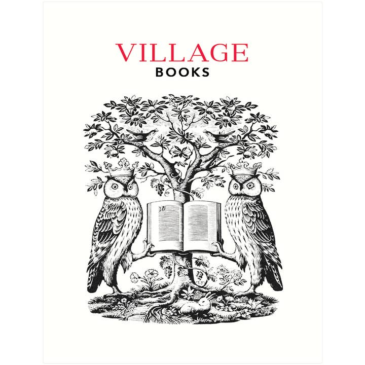 Librairie Owl | Carte de vœux personnalisée pour la vente par Lucca Paperworks