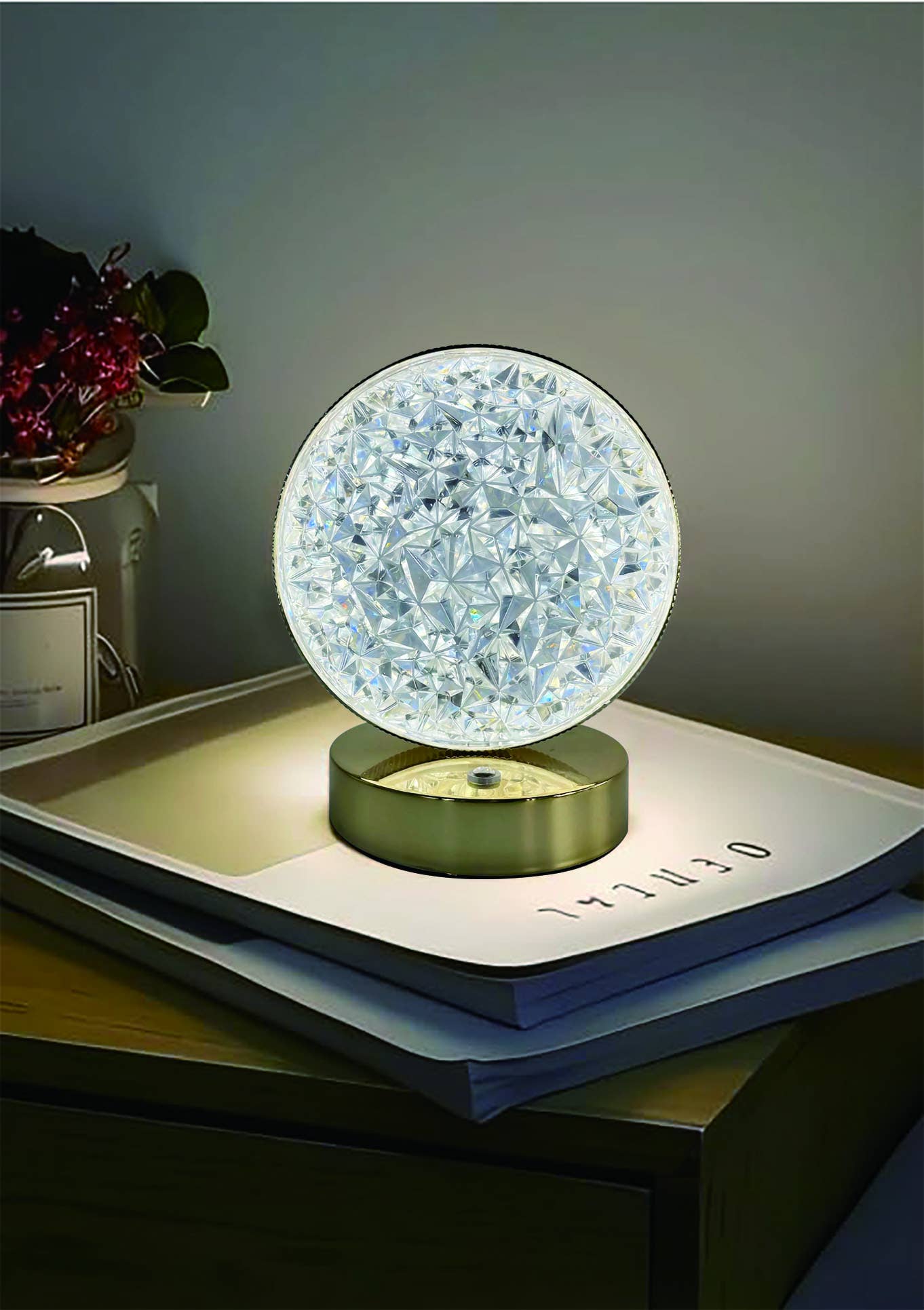 LAX Gadgets - Wholesale Night Light - Elegant LED Crystal & RGB Lamps For Home Decor- Retail Pack1