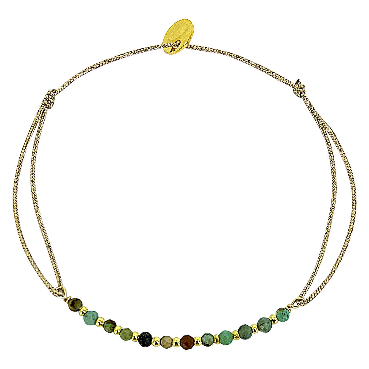 Sophie Deschamps Bijoux - Wholesale Beaded Bracelet - COMANCHES BRACELET, African turquoise (BCA12)1