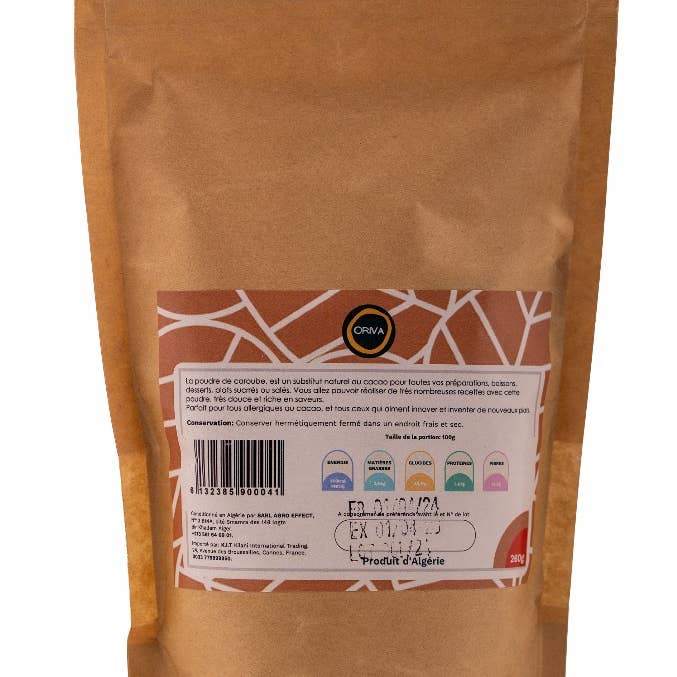 Thala - Conserverie Artisanale – Großhandel Protein-/Superfood-Pulver – JOHANNISBROTBAUM-PULVER - 260g2