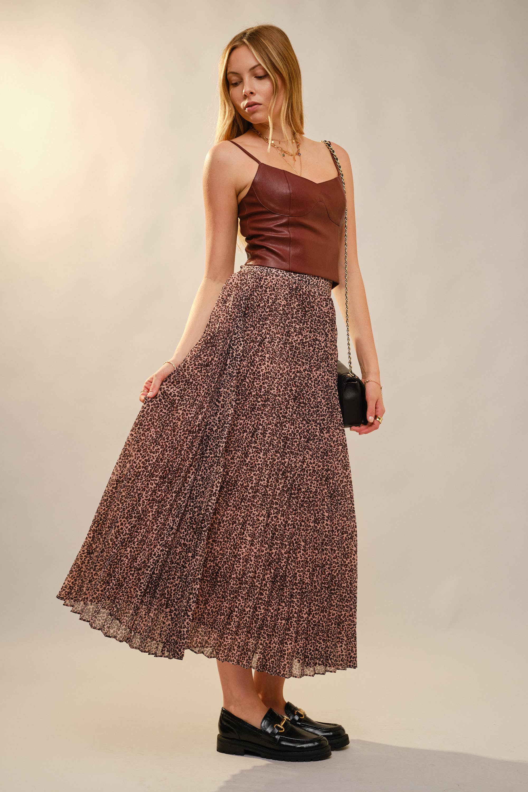 Blue B - Wholesale Tank Top - Women's - 52133T - Faux Leather Cropped Cami Top8