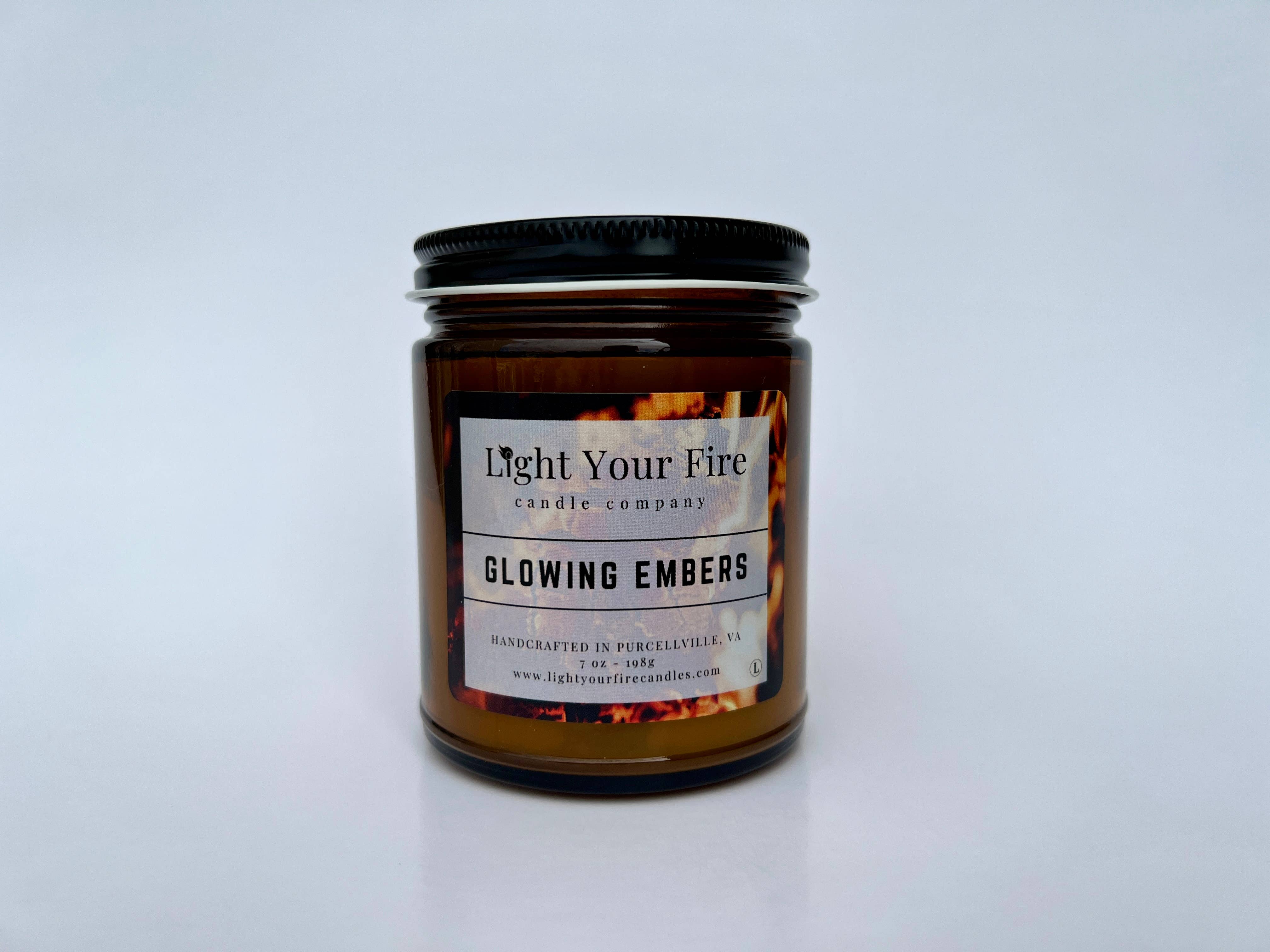 Light Your Fire Candle Co - Wholesale Jar/Filled Candle - Glowing Embers Candle2