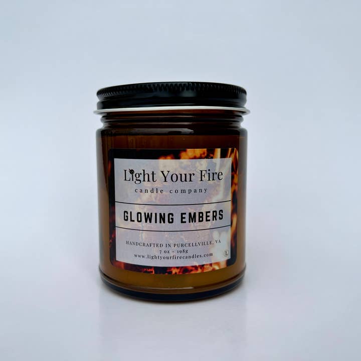 Light Your Fire Candle Co - Wholesale Jar/Filled Candle - Glowing Embers Candle2