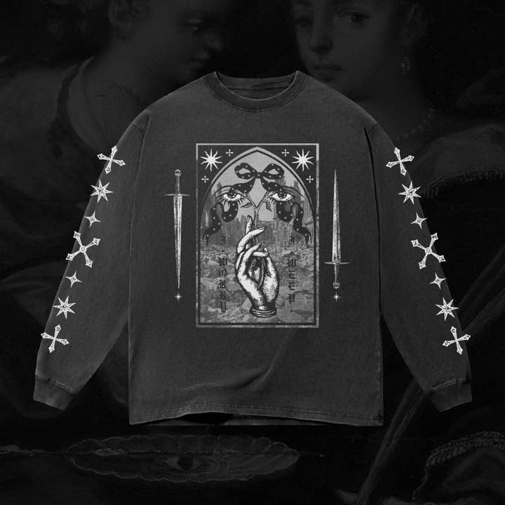 I Worry, I Weep Oversized Long Sleeve for wholesale by While Odin Sleeps