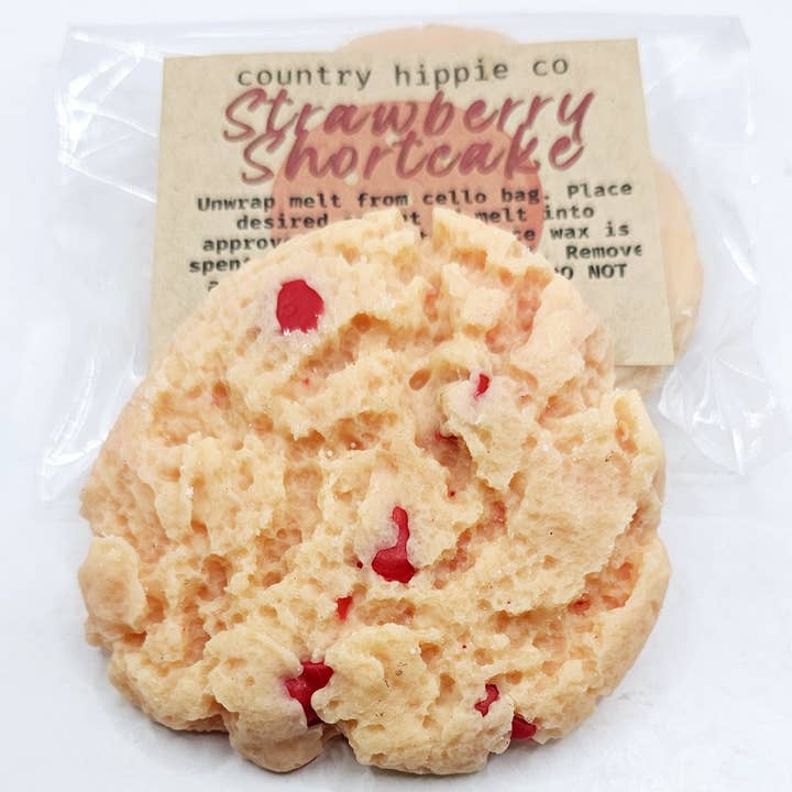 Cialde di cera al profumo di torta di fragole grandi per la vendita all'ingrosso da parte di Country Hippie Co.