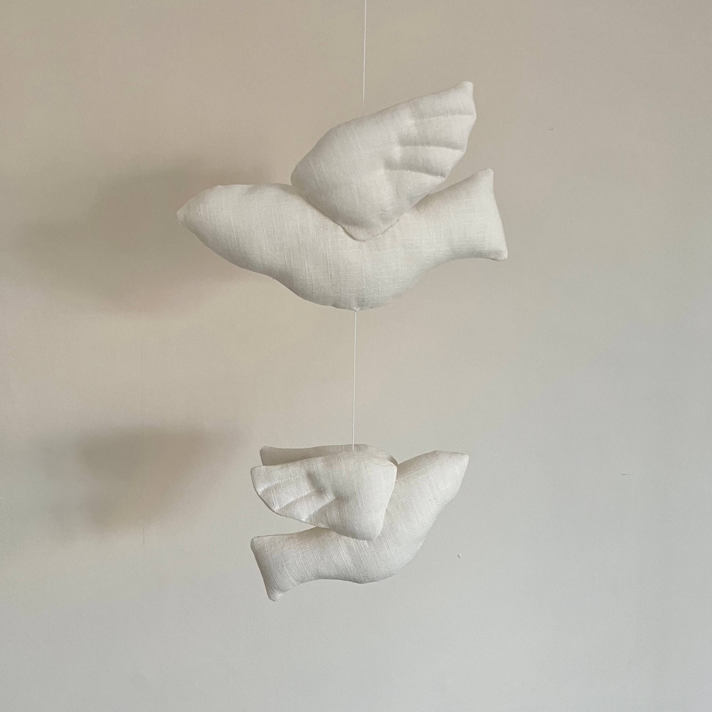 Edie & Joe - Wholesale Baby Mobile - Linen Bird Hanging Decor4