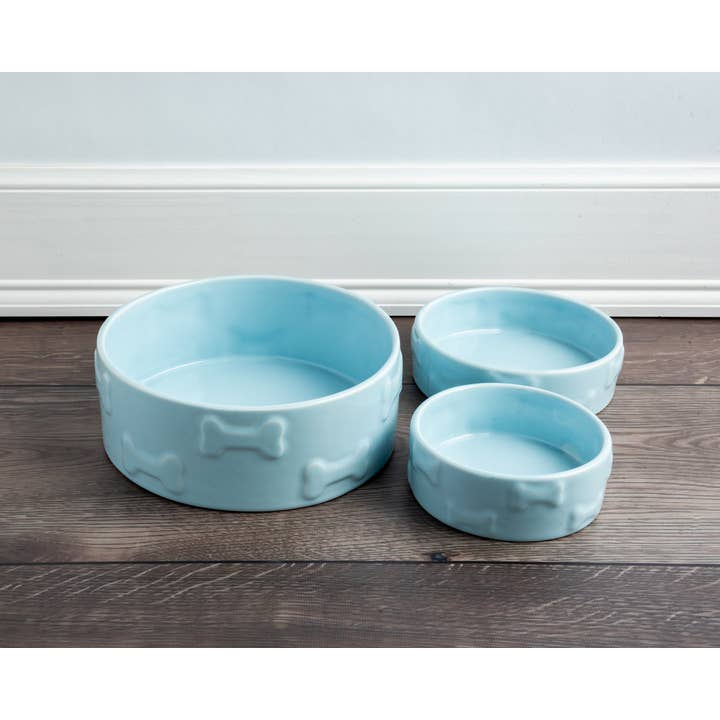 Park Life Designs - Wholesale Pet Bowl - Cat/Dog - Manor Blue Pet Bowl