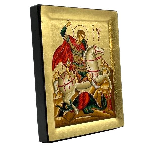 The Art of the Icon - Wholesale Religious Card - Saint George Silk Screen Icon