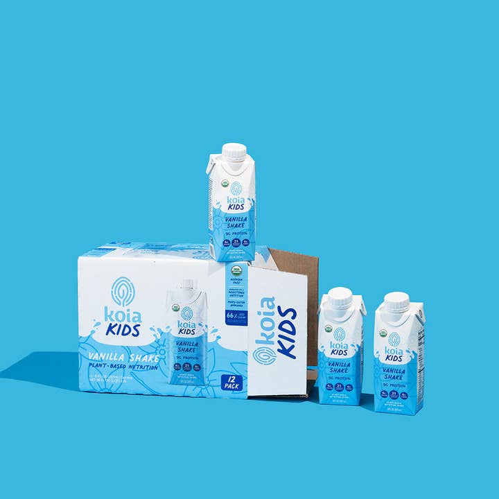 Koia - Wholesale Protein/Superfood Powder - Kids Vanilla Protein Shake - 12pk Shelf Stable