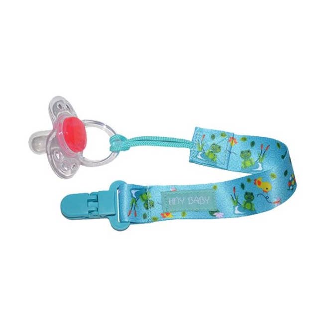 Pacifier Clips - Frog for wholesale by Hunny Baby