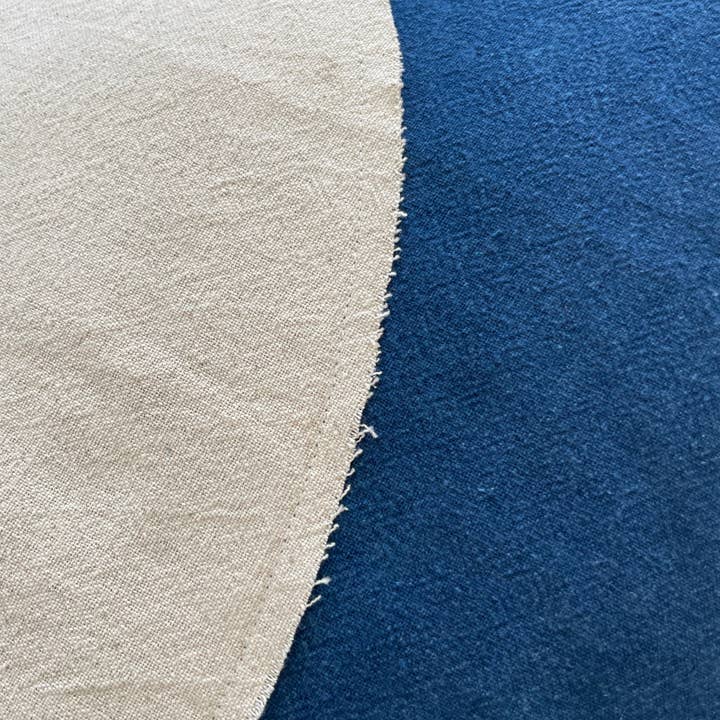 Happy French Gang - Wholesale Throw/Decorative Pillow - White Moon & indigo Pillow 18x18in2