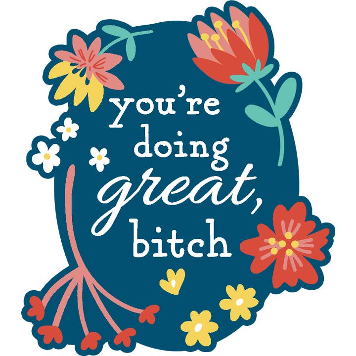 Not Applicable You're Doing Great Sticker for wholesale on Faire