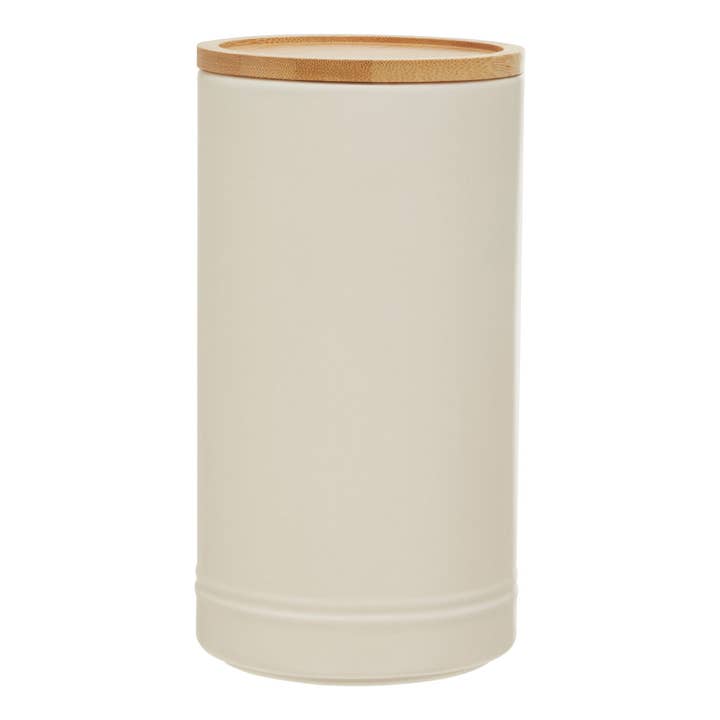 Interiors by Premier – wholesale Canister – Fenwick Large Cream Storage Canister
