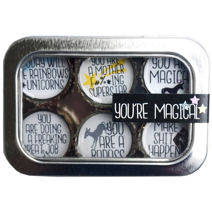 You're Magical Magnets - Snarky, Handmade & Eco-friendly for wholesale by Kate's Magnets
