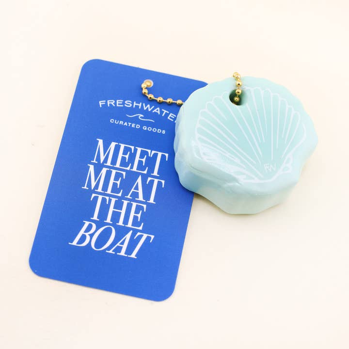 Freshwater Curated Goods - Wholesale Keychain - Women's - SEASHELL Floating Keychain