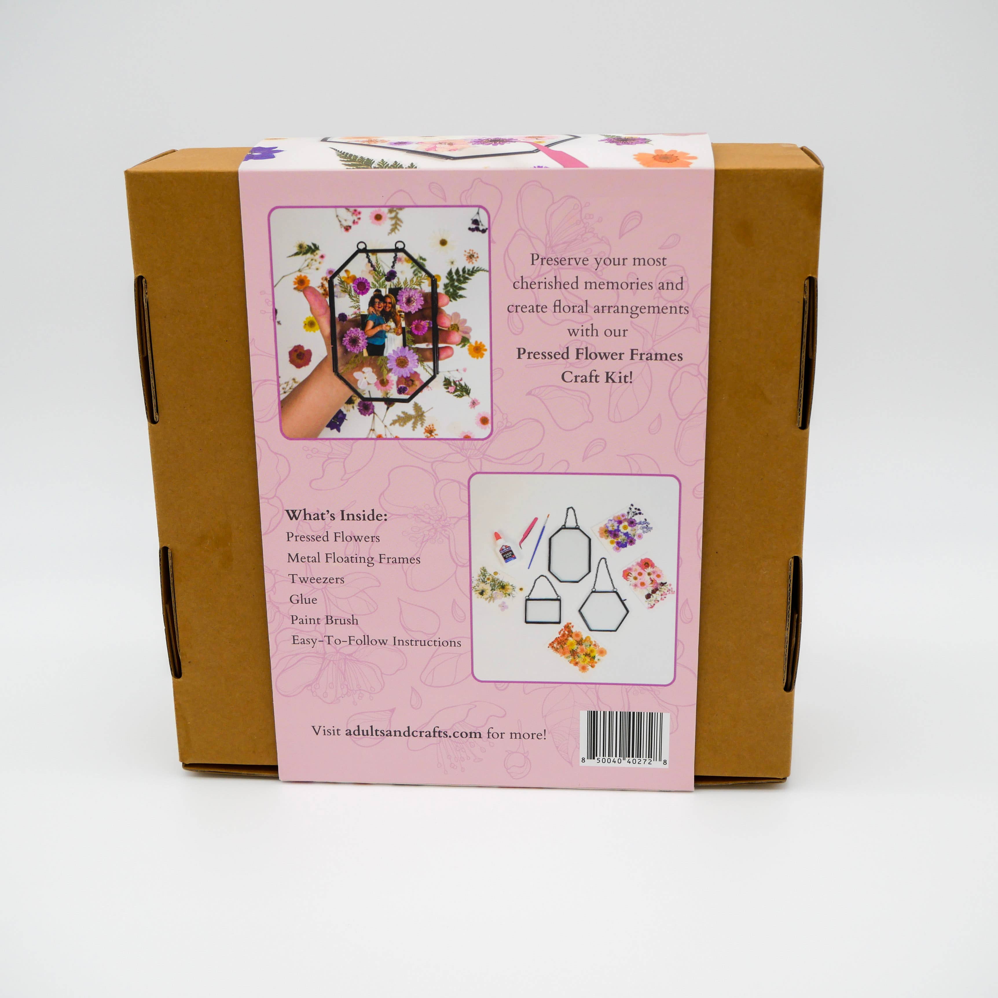 Adults & Crafts - Venta al por mayor Kit de manualidades - Kit de manualidades con marcos de flores prensadas1