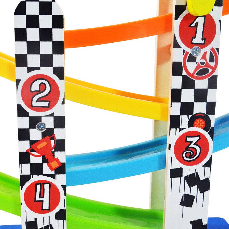ACOOL TOY - Wholesale Wood Toy - Kids - AC6653  Ramp Race / AC6694 Roller Coaster (Double Ramp Race)6