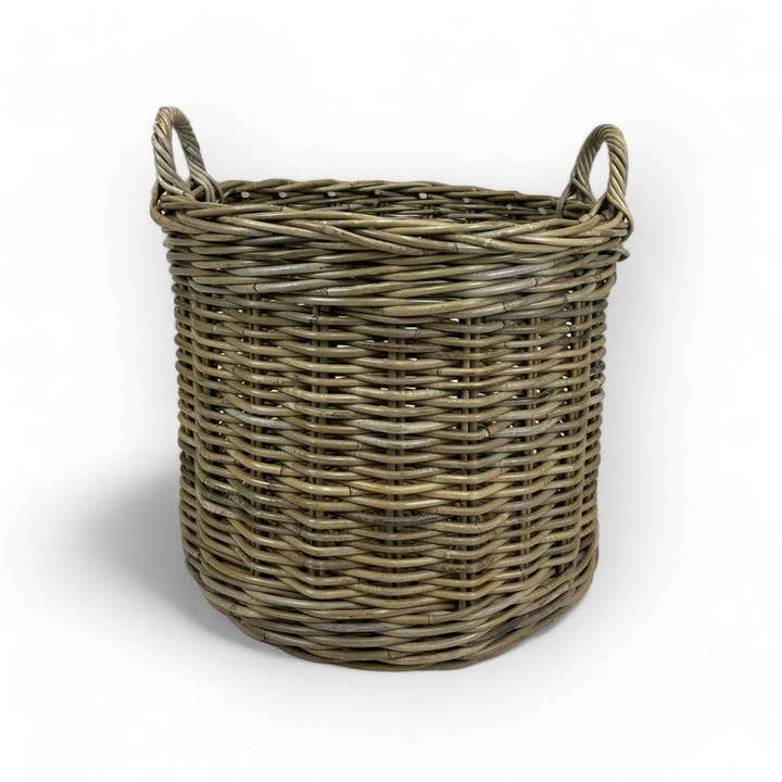 Basketly - Wholesale Basket - Rattan Round Flat Bottom Baskets