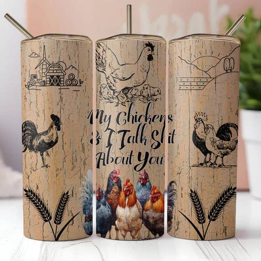 Funny Chicken 2 | Tumbler for wholesale by Designs by Robyn