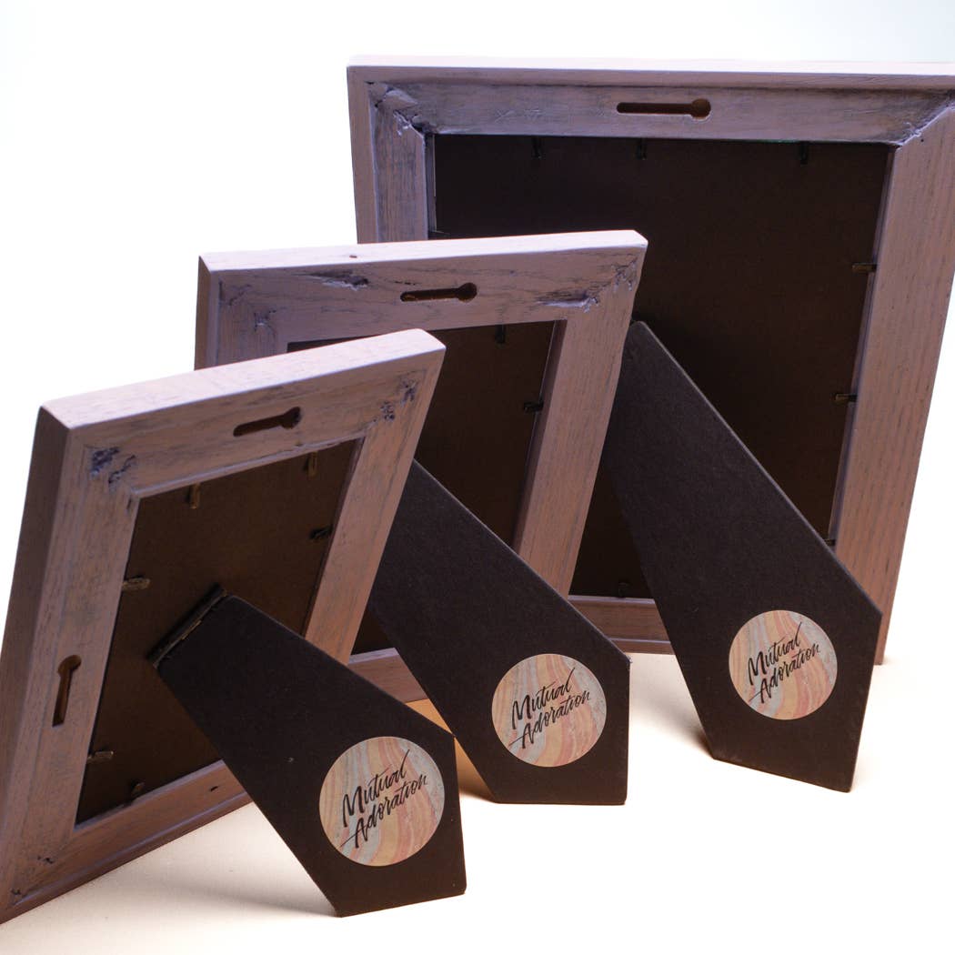 Mutual Adoration – wholesale Picture frame – Wide Sage Green Reclaimed Wood Picture Frame6