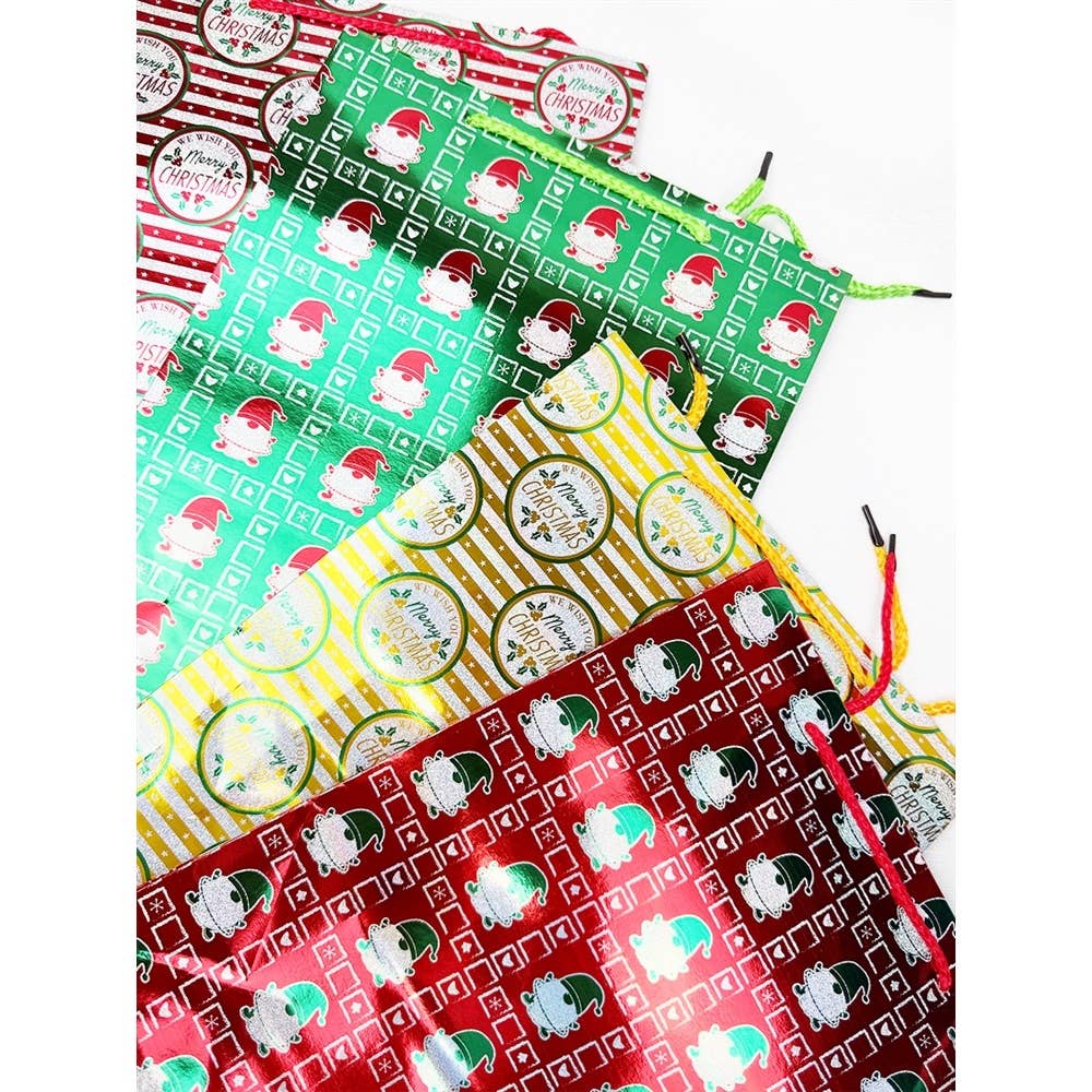 MIX COLOR Fancy Holographic Christmas Gift Bag for wholesale on Faire11