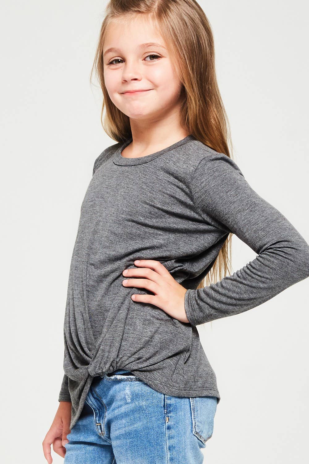 Good Girl - Vente T-shirt – enfant - T-shirt à manches longues à nœud torsadé6